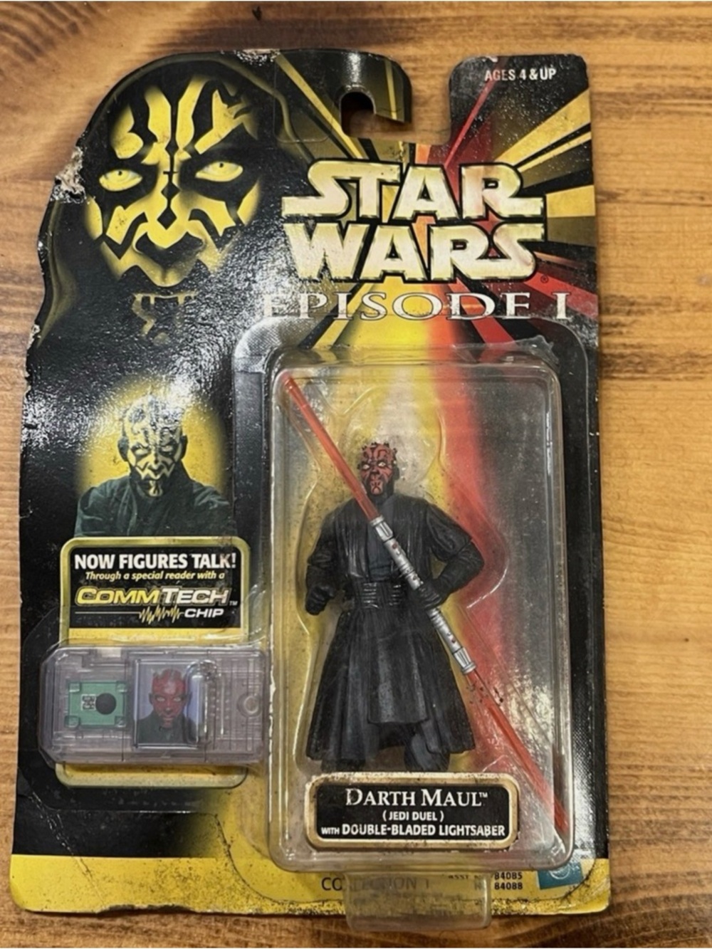 Star Wars Episode 1 Darth Maul Action Figure 1998 Hasbro w/CommTech Chip NEW